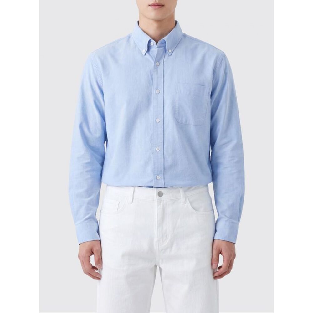 Sebago Shirt Men Gnawed Blue